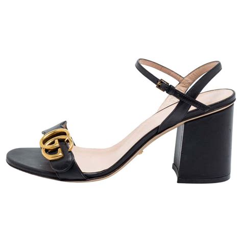 gucci marmont gg ankle strap.